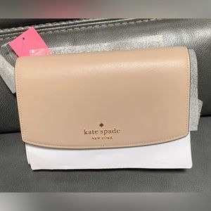 Kate Spade 2 tone crossbody White / Tan